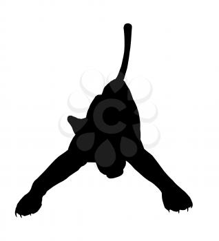 Royalty Free Clipart Image of a Panther