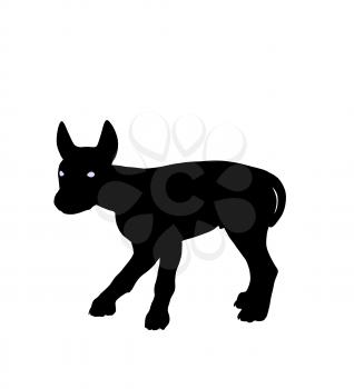 Royalty Free Clipart Image of a Dog