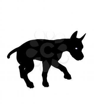 Royalty Free Clipart Image of a Dog