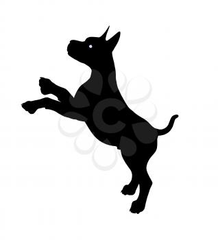 Royalty Free Clipart Image of a Dog