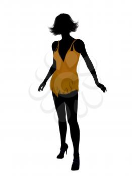 Royalty Free Clipart Image of a Dancer