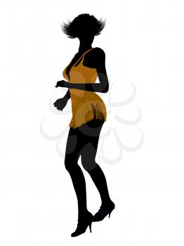 Royalty Free Clipart Image of a Dancer