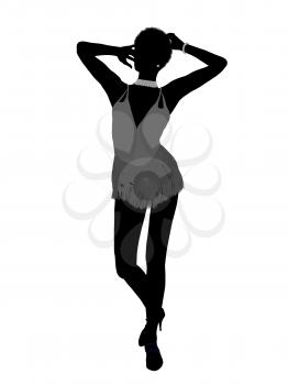 Royalty Free Clipart Image of a Dancer