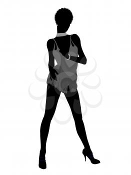 Royalty Free Clipart Image of a Dancer