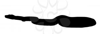 Royalty Free Clipart Image of a Snake