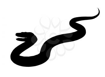 Royalty Free Clipart Image of a Snake