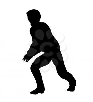 Royalty Free Clipart Image of an Urban Dancer