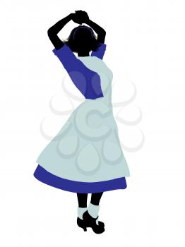 Royalty Free Clipart Image of Alice in Wonderland