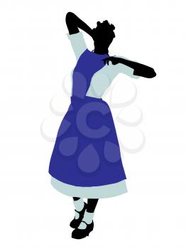 Royalty Free Clipart Image of Alice in Wonderland