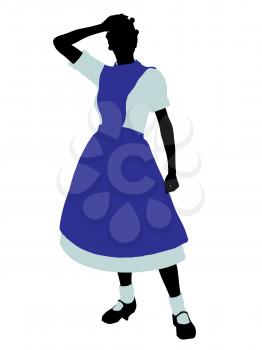 Royalty Free Clipart Image of Alice in Wonderland