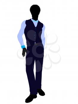 Royalty Free Clipart Image of a Businessman