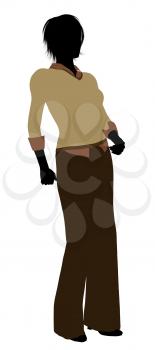 Royalty Free Clipart Image of a Woman