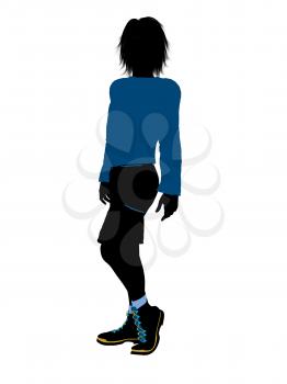 Royalty Free Clipart Image of a Teenage Boy