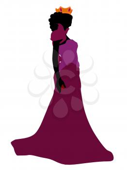 Royalty Free Clipart Image of an Evil Queen With an Apple