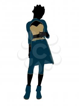 Aladdin fairytale illustration silhouette on a white background