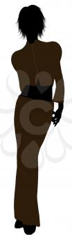 Royalty Free Clipart Image of a Woman