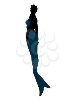 Royalty Free Clipart Image of a Mermaid