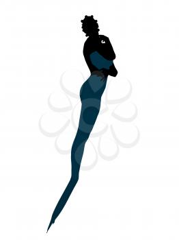 Royalty Free Clipart Image of a Mermaid