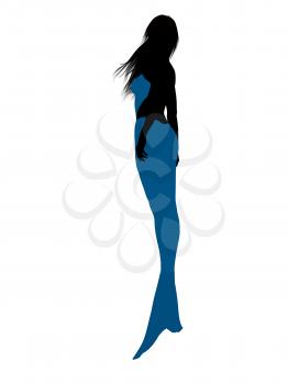 Royalty Free Clipart Image of a Mermaid