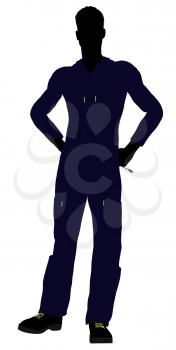 Royalty Free Clipart Image of a Man