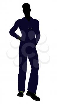 Royalty Free Clipart Image of a Man