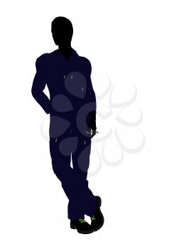 Royalty Free Clipart Image of a Man