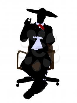 Royalty Free Photo of a Mariachi Man on a Chair