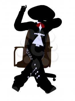 Royalty Free Photo of a Mariachi Man on a Chair