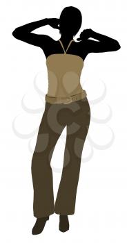 Royalty Free Clipart Image of a Woman