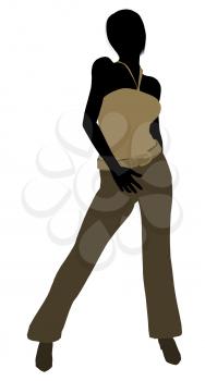 Royalty Free Clipart Image of a Woman