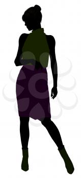 Royalty Free Clipart Image of a Woman