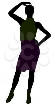 Royalty Free Clipart Image of a Woman