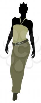 Royalty Free Clipart Image of a Woman