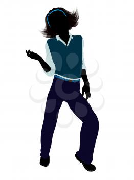 Royalty Free Clipart Image of a Girl