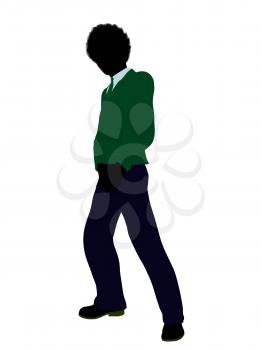 Royalty Free Clipart Image of a Boy