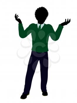 Royalty Free Clipart Image of a Boy