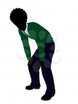 Royalty Free Clipart Image of a Boy