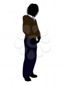 Royalty Free Clipart Image of a Boy