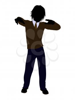 Royalty Free Clipart Image of a Boy