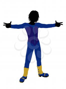 Royalty Free Clipart Image of a Young Boy