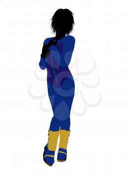 Royalty Free Clipart Image of a Young Boy