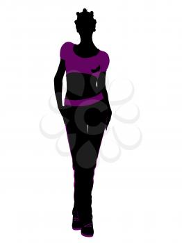 Royalty Free Clipart Image of a Woman