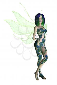 Royalty Free Clipart Image of a Fairy