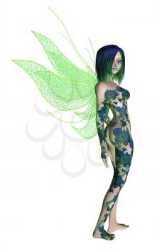 Royalty Free Clipart Image of a Fairy