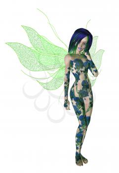 Royalty Free Clipart Image of a Fairy