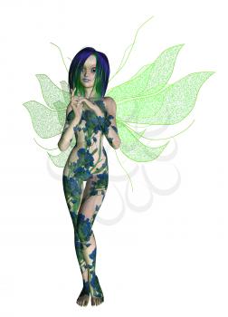 Royalty Free Clipart Image of a Fairy