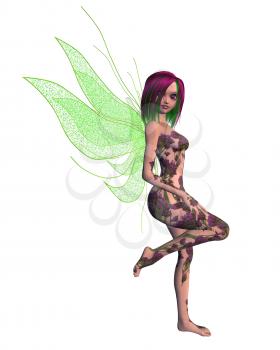 Royalty Free Clipart Image of a Fairy