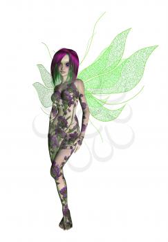 Royalty Free Clipart Image of a Fairy