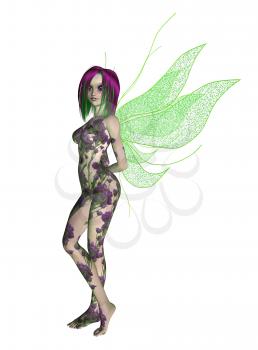 Royalty Free Clipart Image of a Fairy