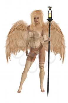 Royalty Free Clipart Image of an Angel